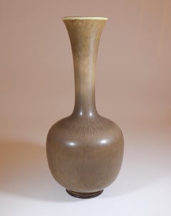 Brown Stoneware Vase - Berndt Friberg- Gustavsberg 1965