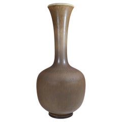 Brown Stoneware Vase - Berndt Friberg- Gustavsberg 1965
