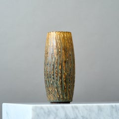 Brown Stoneware Vase by Gunnar Nylund for Rorstrand, Sweden, 1960s.