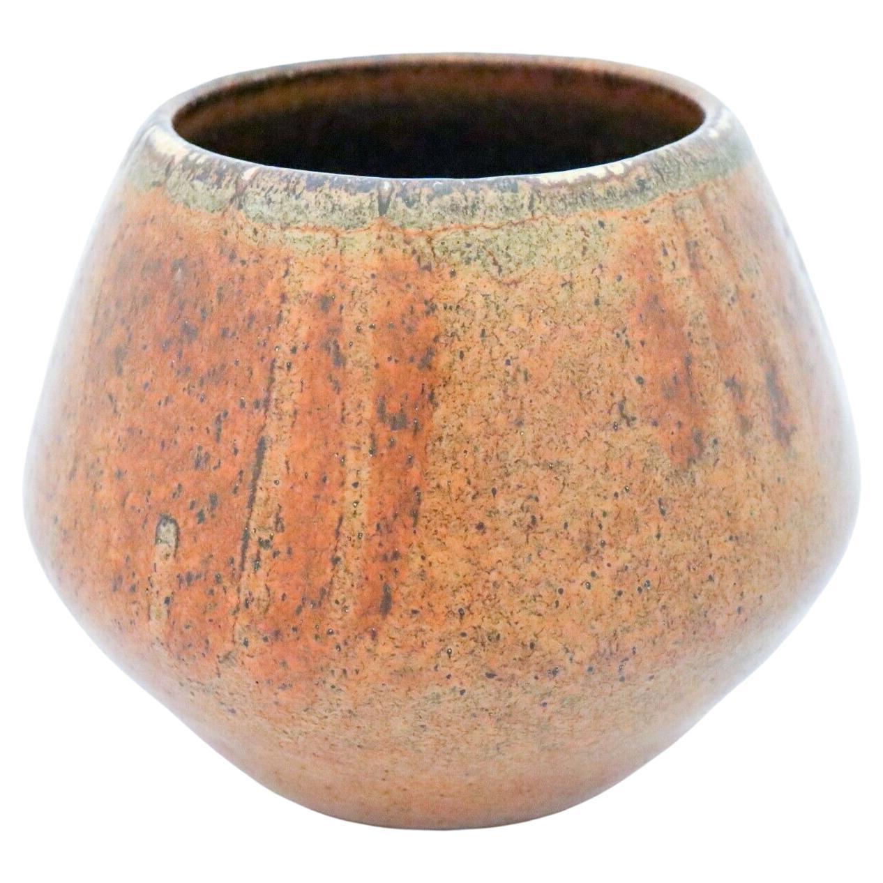 Brown Stoneware Vase, Carl-Harry Stålhane, Rörstrand, 1965