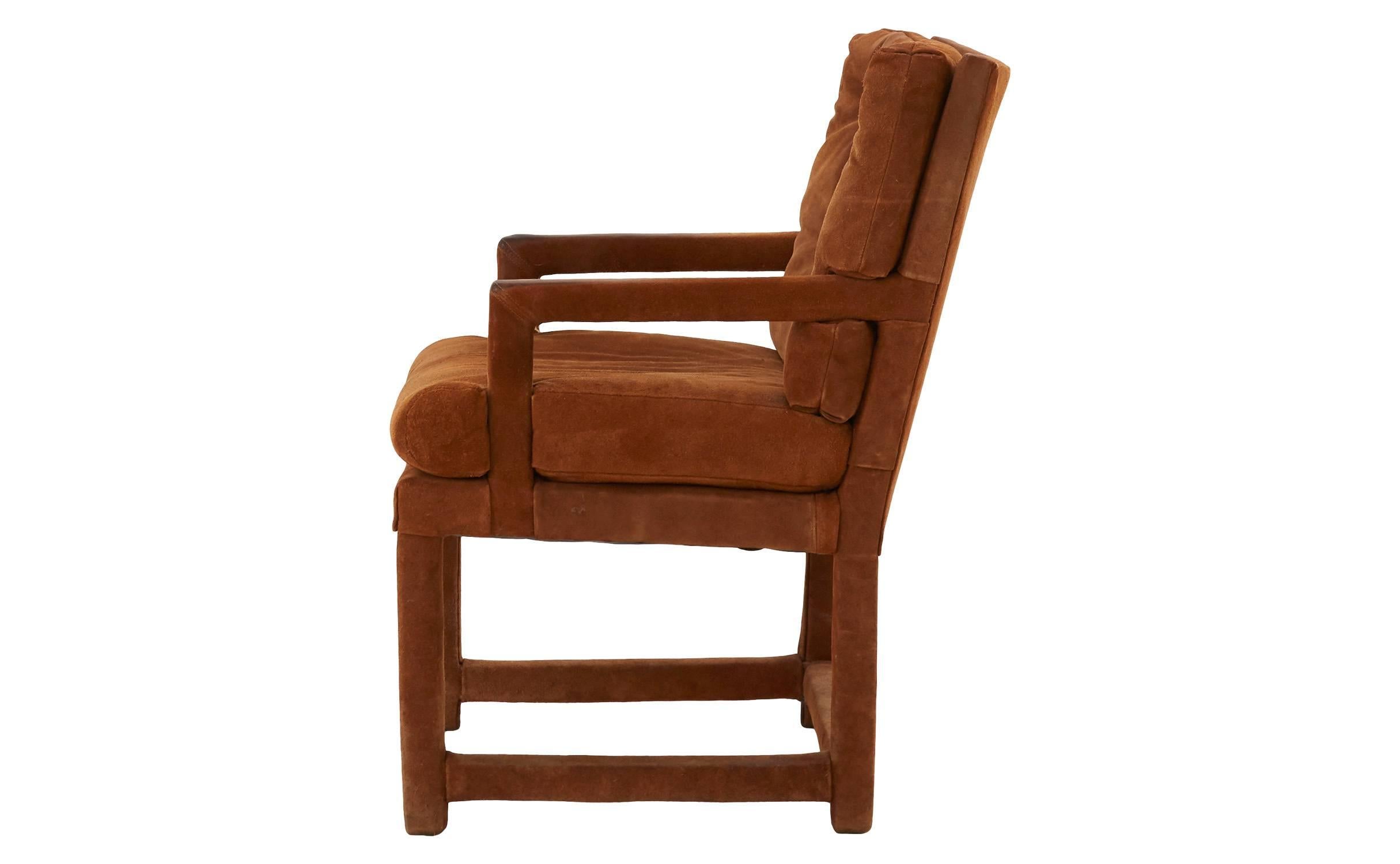 American Brown Suede Chairs