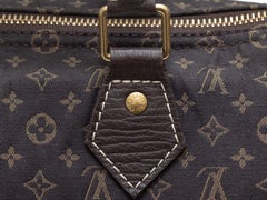 Brown & Tan Louis Vuitton Mini Lin Speedy Bag
