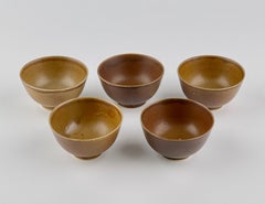 Brown Glazed Teabowls from Ca Mau Ship, Qing Dynasty, Yongzheng Era