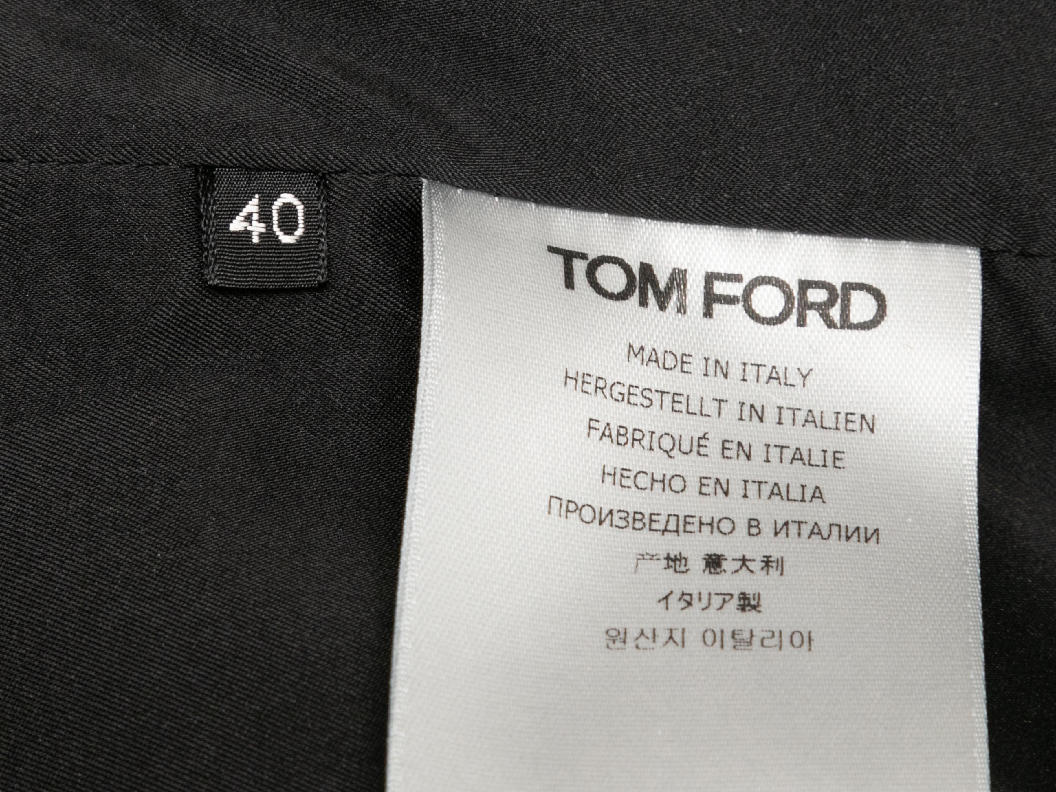 Brown Tom Ford Suede Blazer Size IT 40 1
