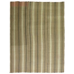 Brown Turkish Modernist Kilim