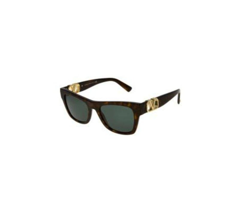 Brown V Logo Sunglasses For Sale at 1stDibs