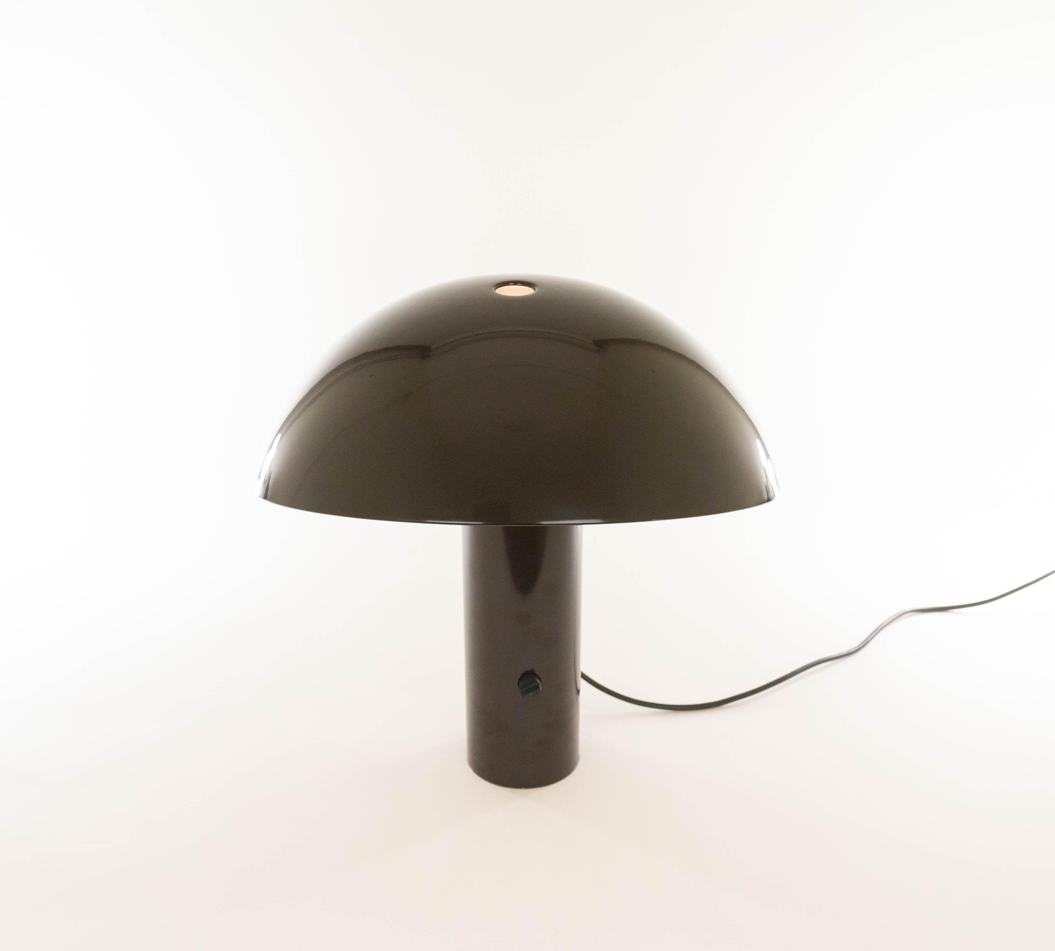 Lampe de bureau Vaga marron par Franco Mirenzi pour Valenti, 1970 Excellent état - En vente à Rotterdam, NL