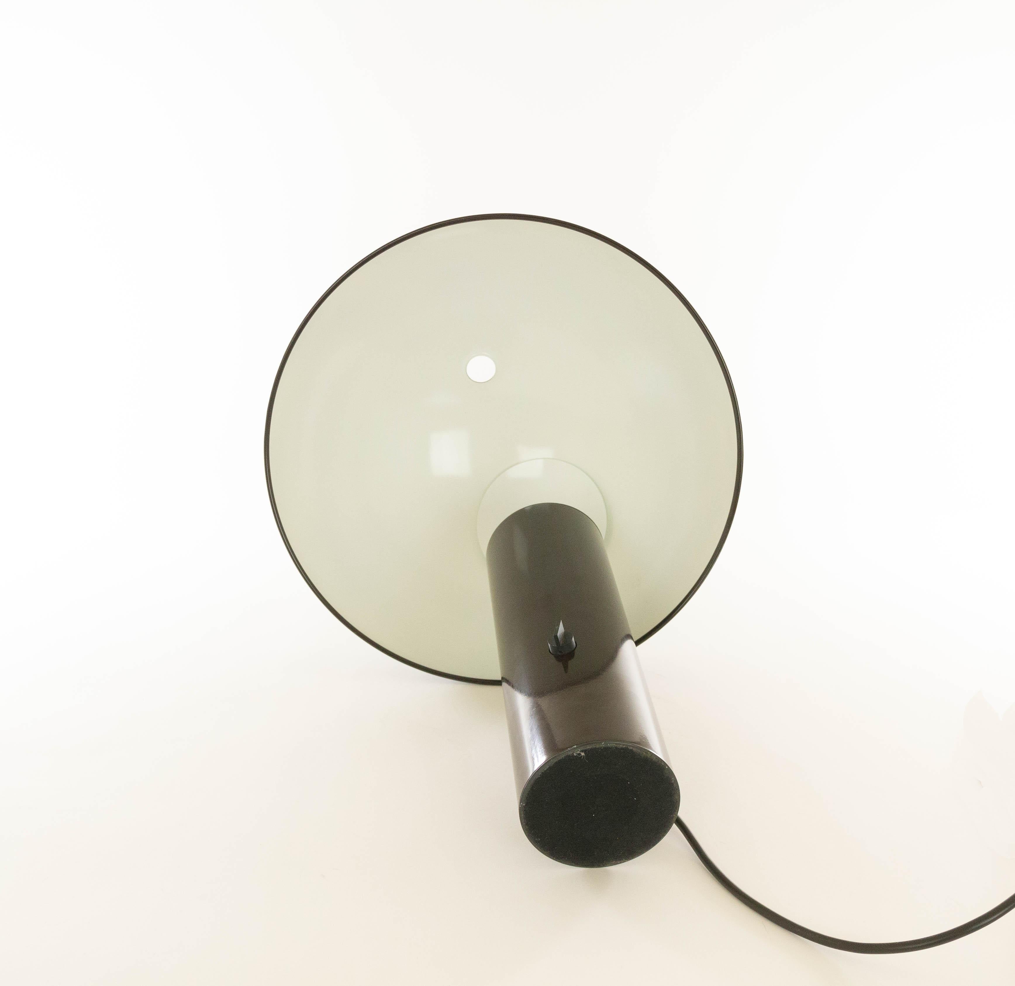 Brown Vaga Table Lamp by Franco Mirenzi for Valenti, 1970s In Excellent Condition For Sale In Rotterdam, NL