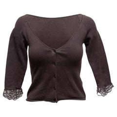 Valentino Cardigan court à col en V Taille S US