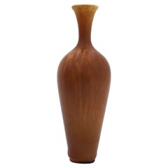 Brown Vase - Berndt Friberg - Gustavsberg - 1962