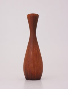 Brown Glazed Vase by Carl-Harry Stålhane, Rörstrand, 1960s