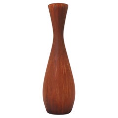 Vaso marrone, Carl-Harry Stålhane, Atelier Rörstrand, metà secolo, vintage
