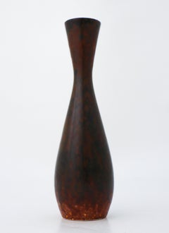 Brown Vase - Carl-Harry Stålhane - Rorstrand - Mid 20th Century