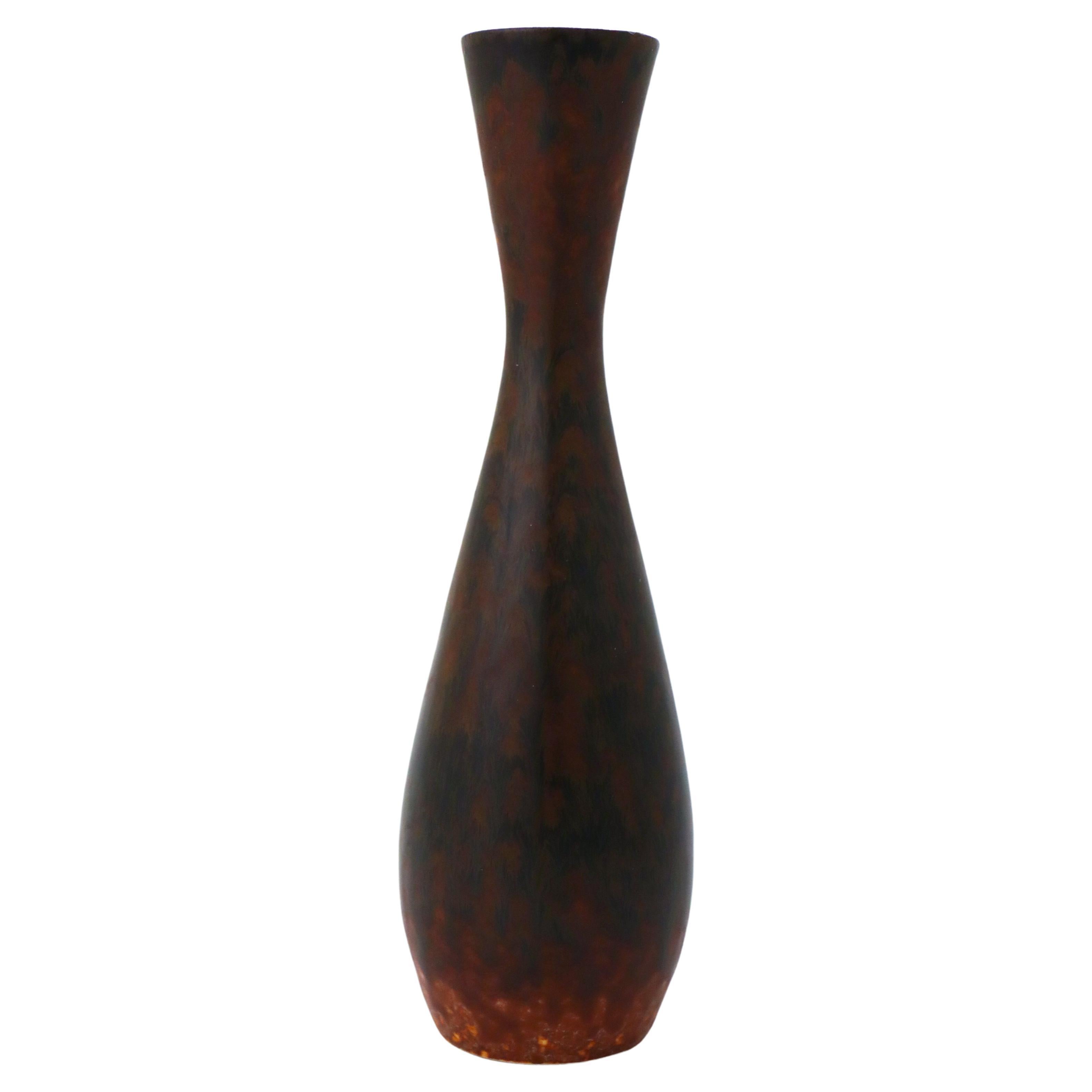 Brown Vase - Carl-Harry Stålhane - Rorstrand - Mid 20th Century