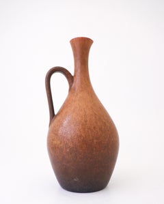 Brown Vase Carl-Harry Stålhane Rörstrand, Midcentury Vintage