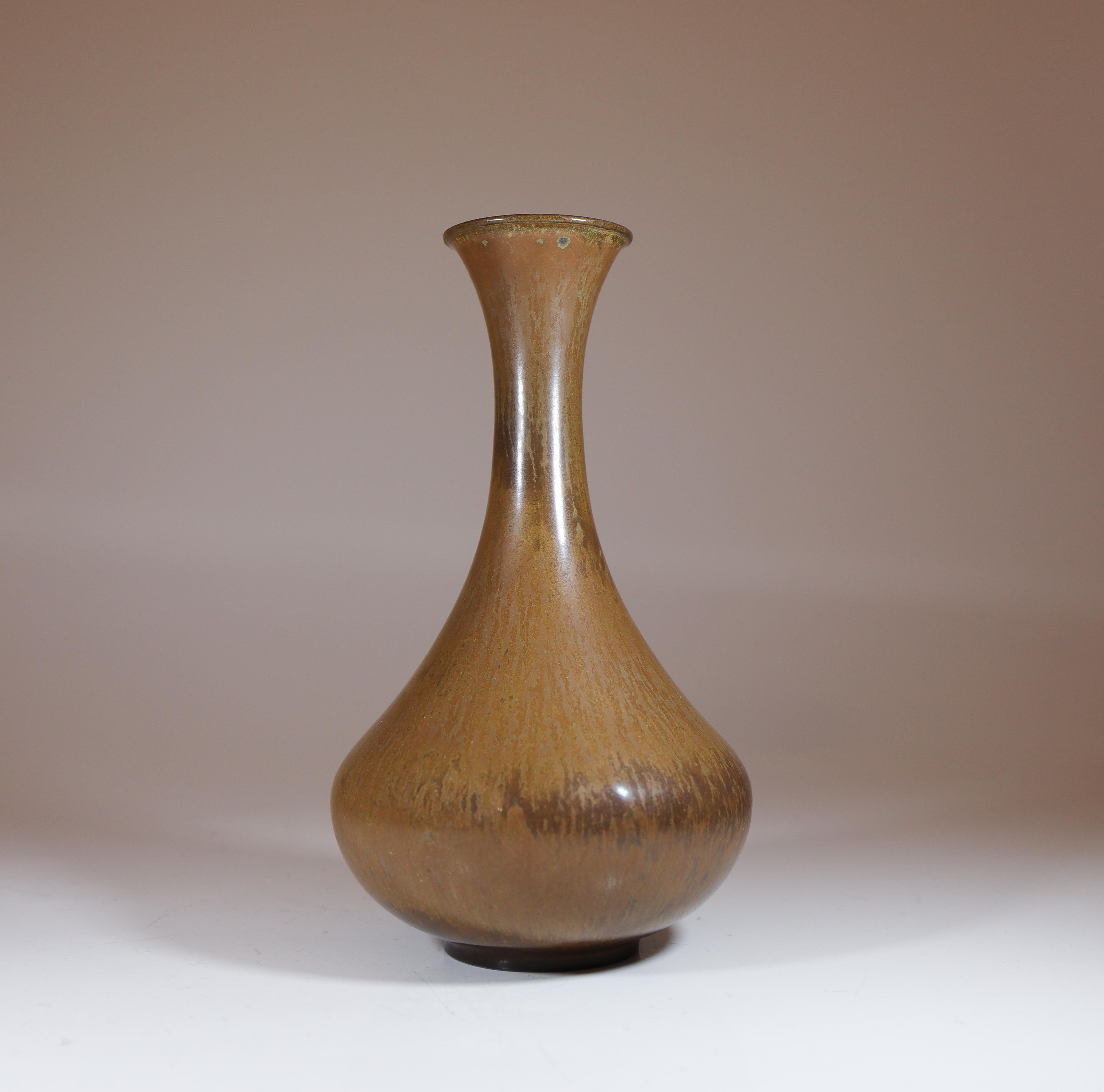 Vaso marrone, Gunnar Nylund, Rörstrand, anni '50-'60 in vendita 1