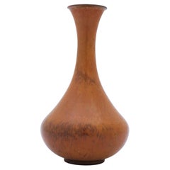 Braune Vase, Gunnar Nylund, Rörstrand, 1950er-1960er Jahre