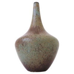 Green & Brown Vase, Gunnar Nylund, Rörstrand, Scandinavian Midcentury Vintage