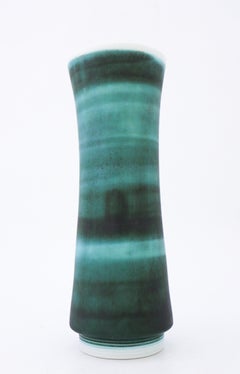 Brown Vase with Handle, Gunnar Nylund, Rörstrand, 1950s, Mid Century Vintage