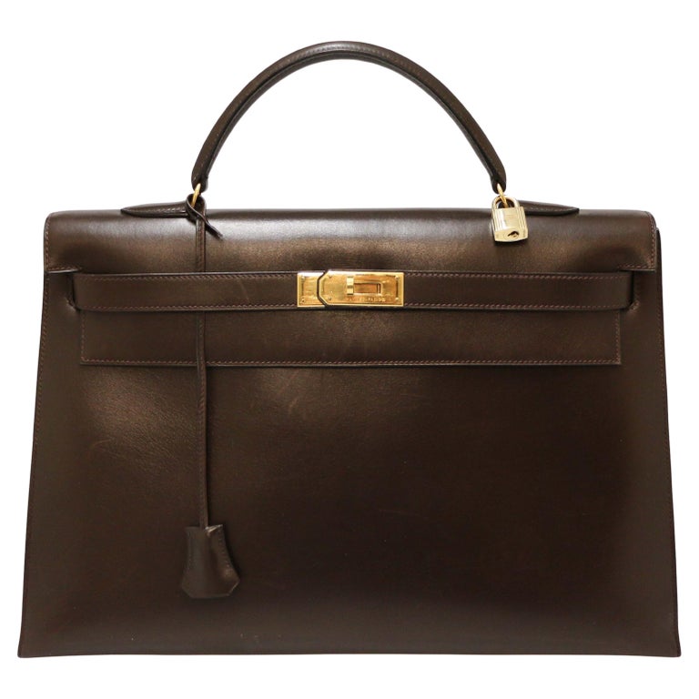 Brown Vintage HERMES Kelly 40 For Sale at 1stDibs kelly 40