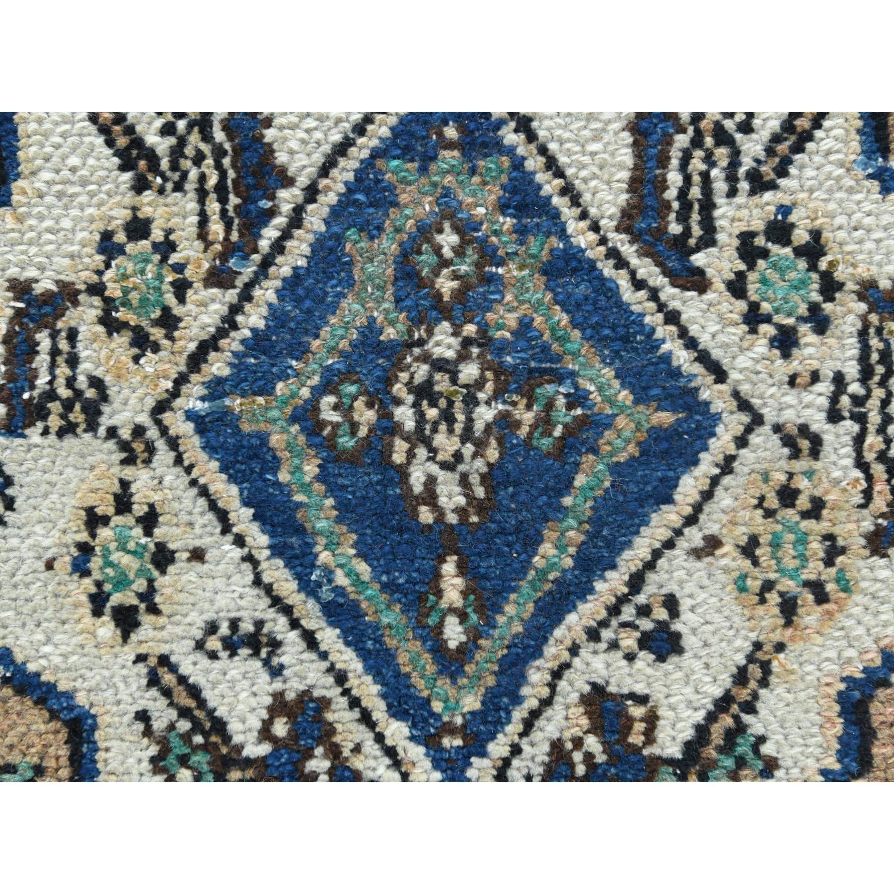 Tapis persan vintage Hamadan marron, en laine usée et vieillie, noué à la main en vente 1