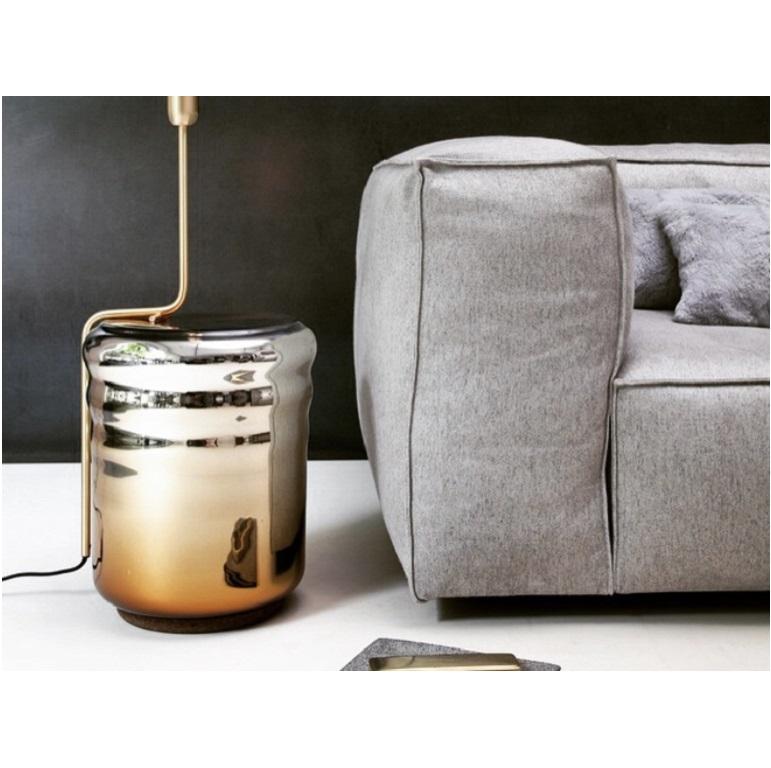 Taburete Wave marrón by Haymann Editions Posmoderno en venta