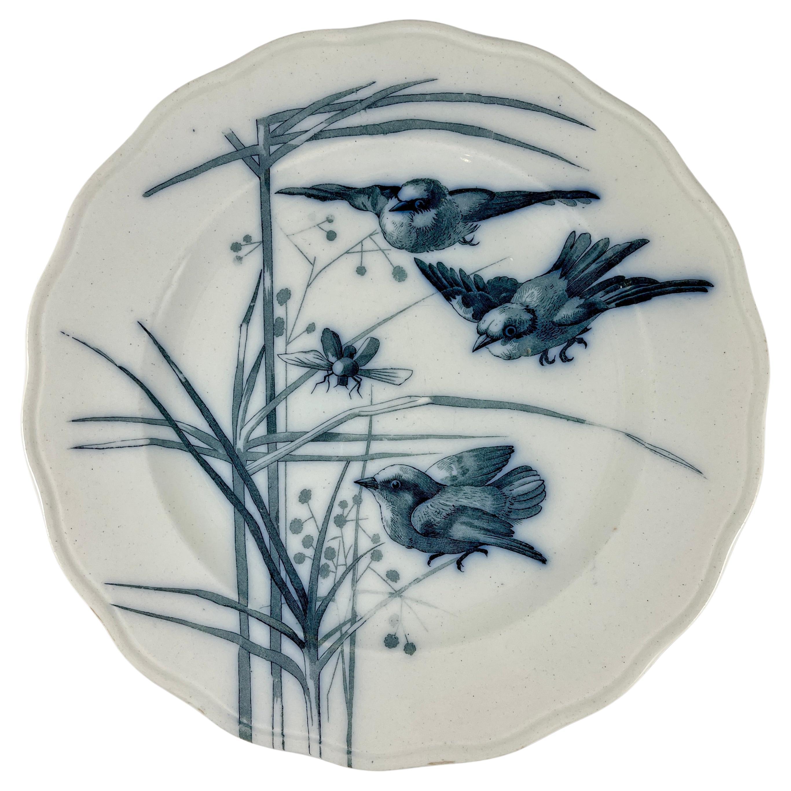 Brown, Westhead & Moore English Ironstone Canova Bird Plate, No. 2