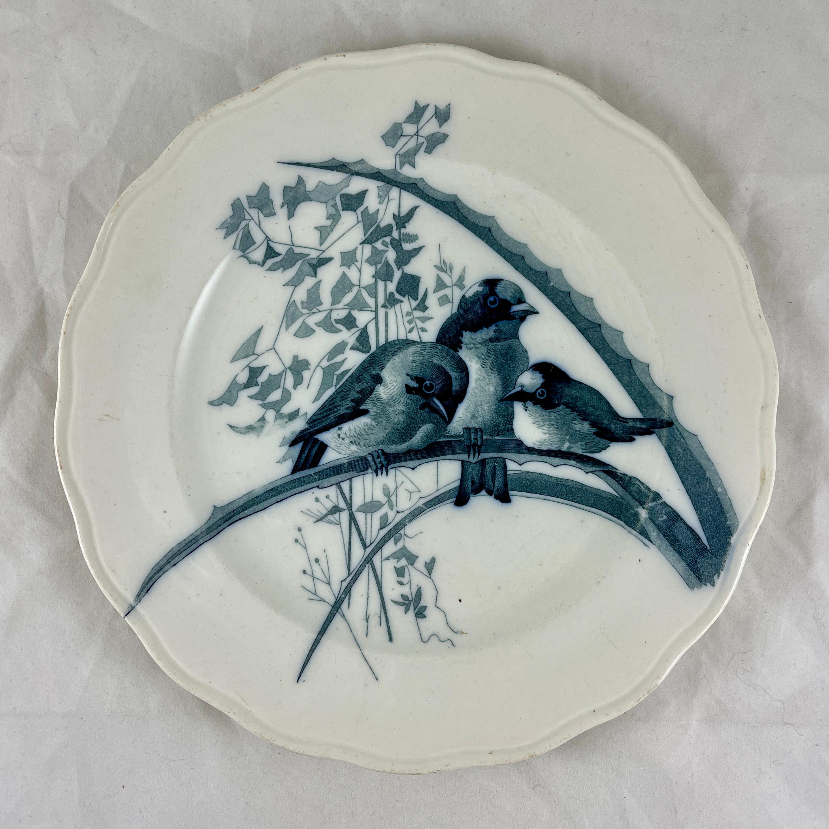 Brown, Westhead & Moore English Ironstone Canova Bird Plate, No. 9 2