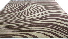 Tapis à motif tibétain Wind Brown