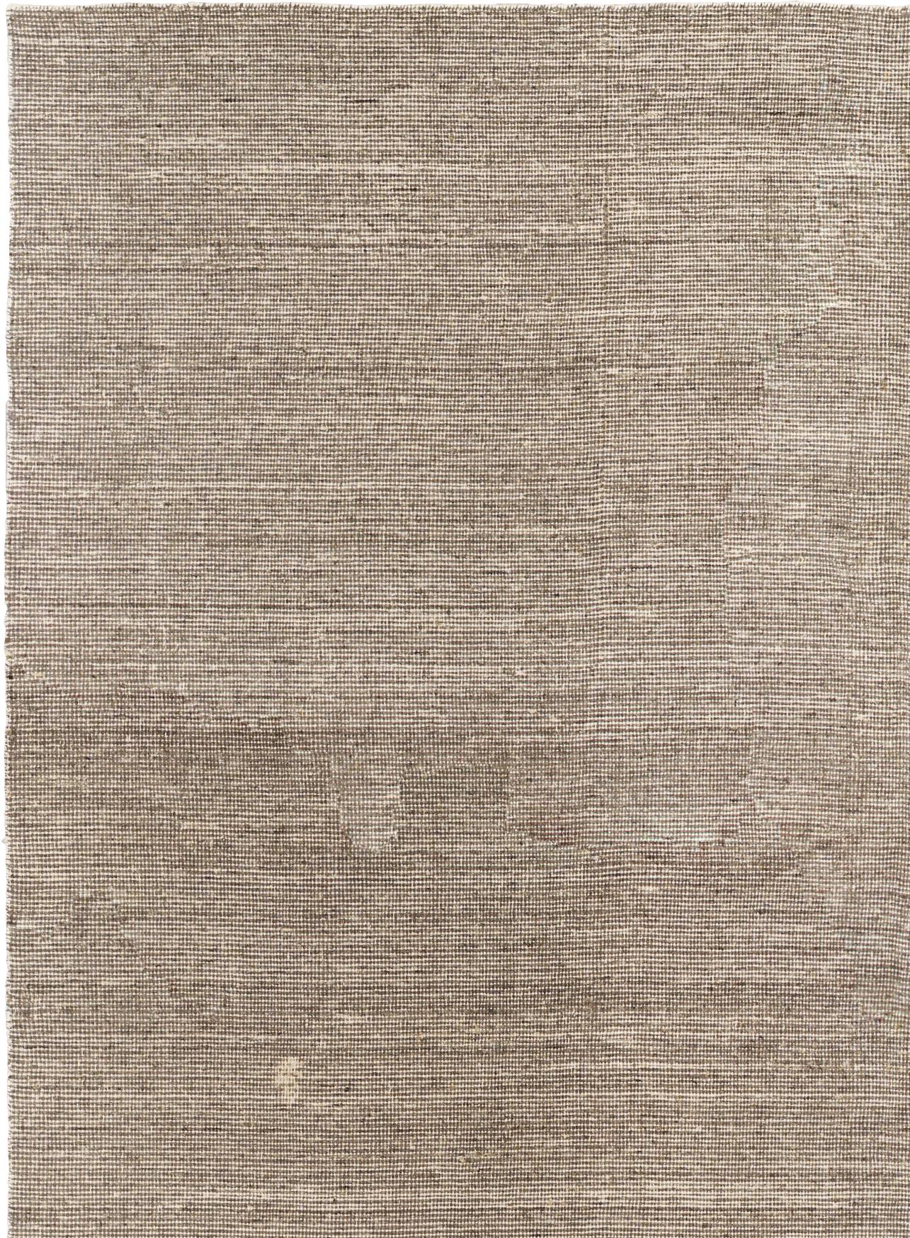 Persiano Tappeto a trama piatta in lana marrone 10 ft x 14 ft, oversize per un grande open space in vendita