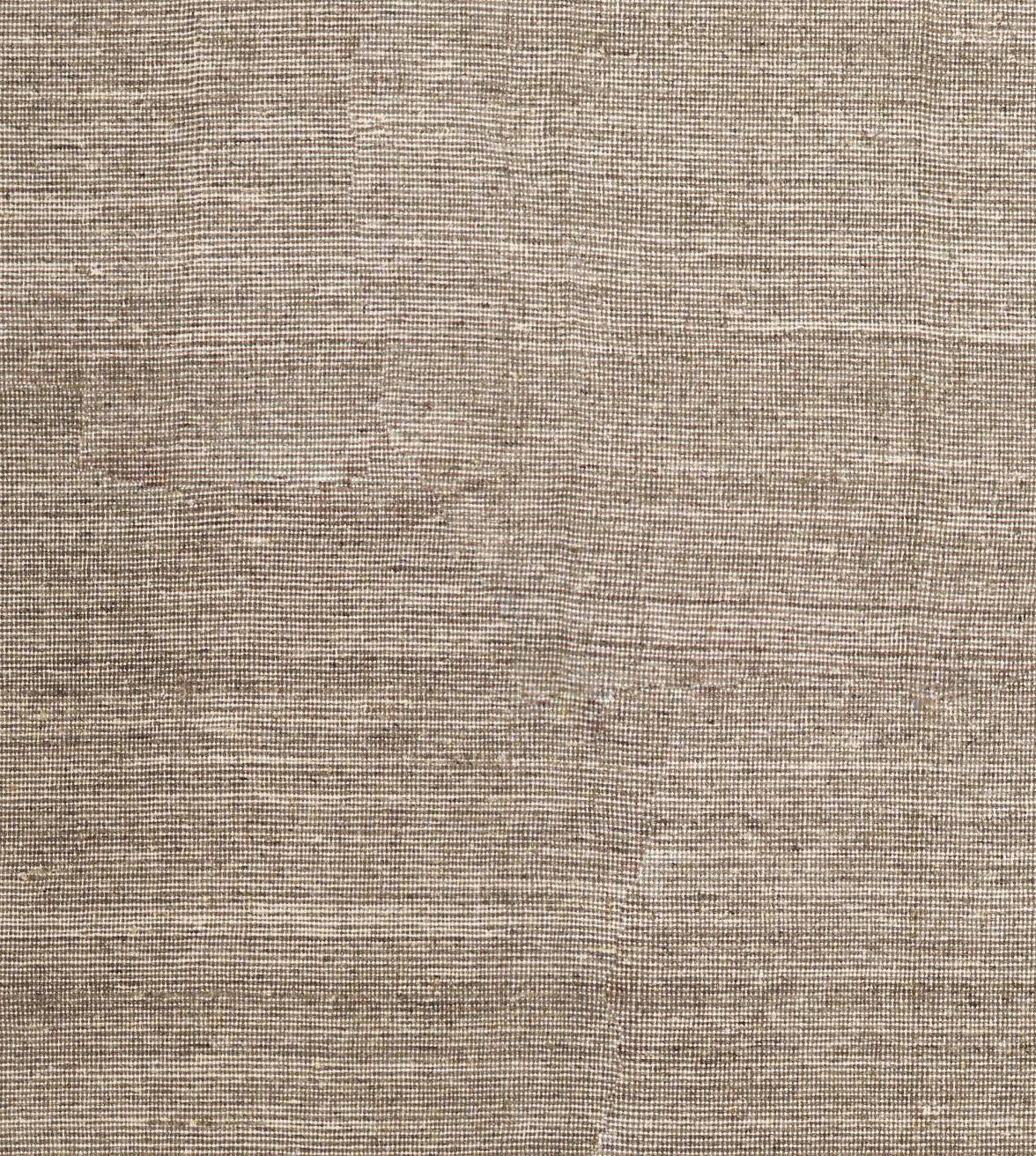 Lana Tappeto a trama piatta in lana marrone 10 ft x 14 ft, oversize per un grande open space in vendita