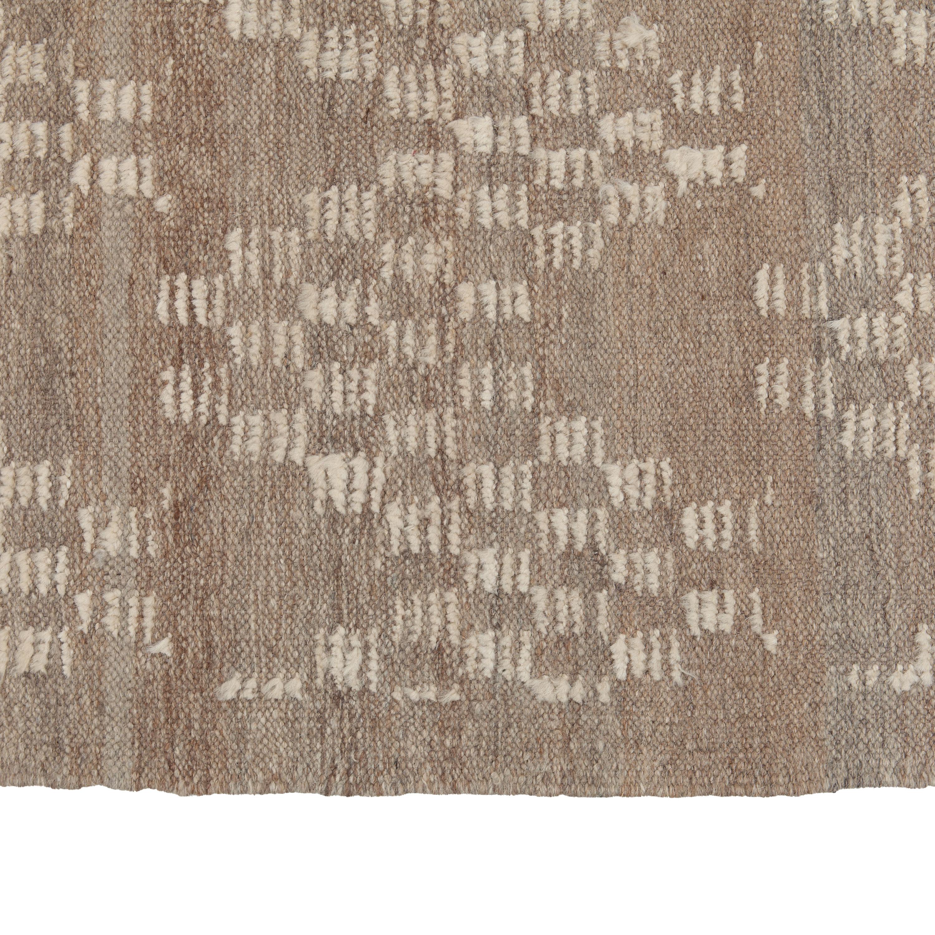 abc Teppich Brown Zameen Transitional Wollteppich - 13'8