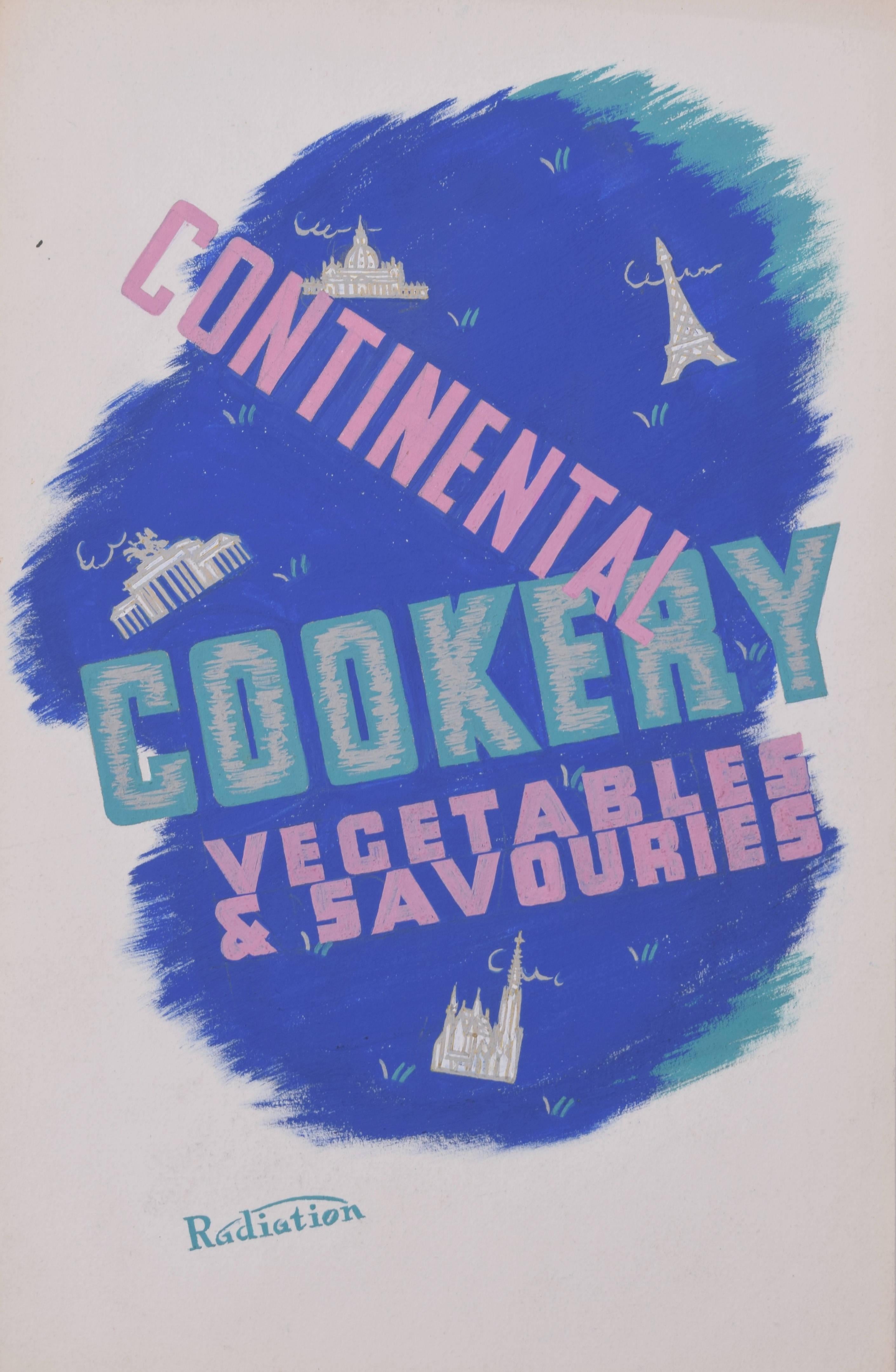 To see more, scroll down to "More from this Seller" and below it click on "See all from this Seller."

Brownbridge (flourished 1930s - 1940s)
Continental Cookery Radiation cooker brochure design
Gouache
21.5 x 14 cm

Supplied with a copy of the