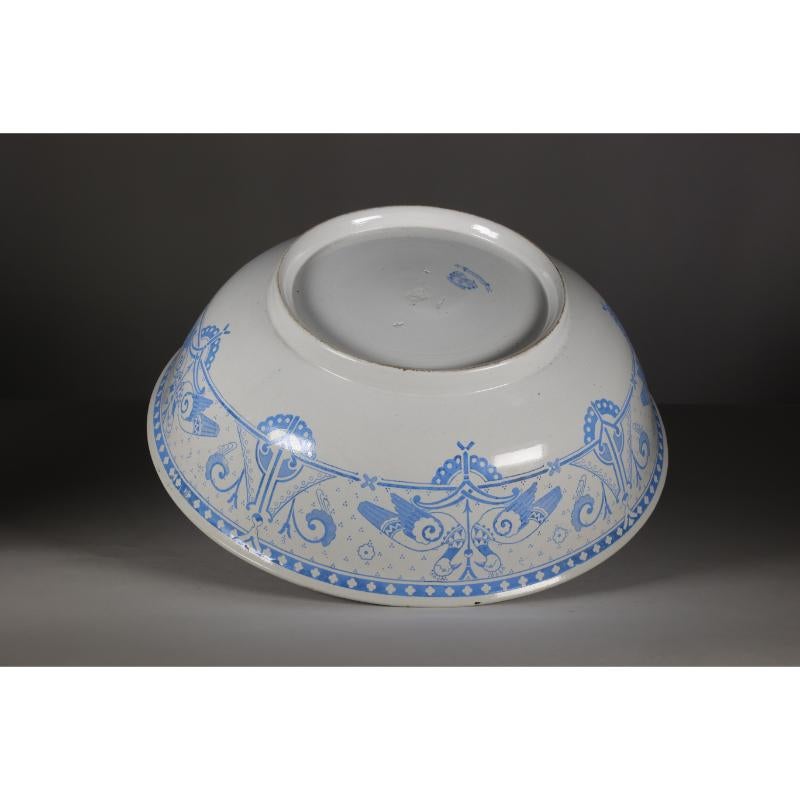 Brownfield & Sons. Olympus pattern. Dr C Dresser style. Aesthetic Movement bowl For Sale 4