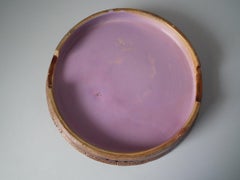 Brownfield Majolica Chestnut Cheese Dome & Stand