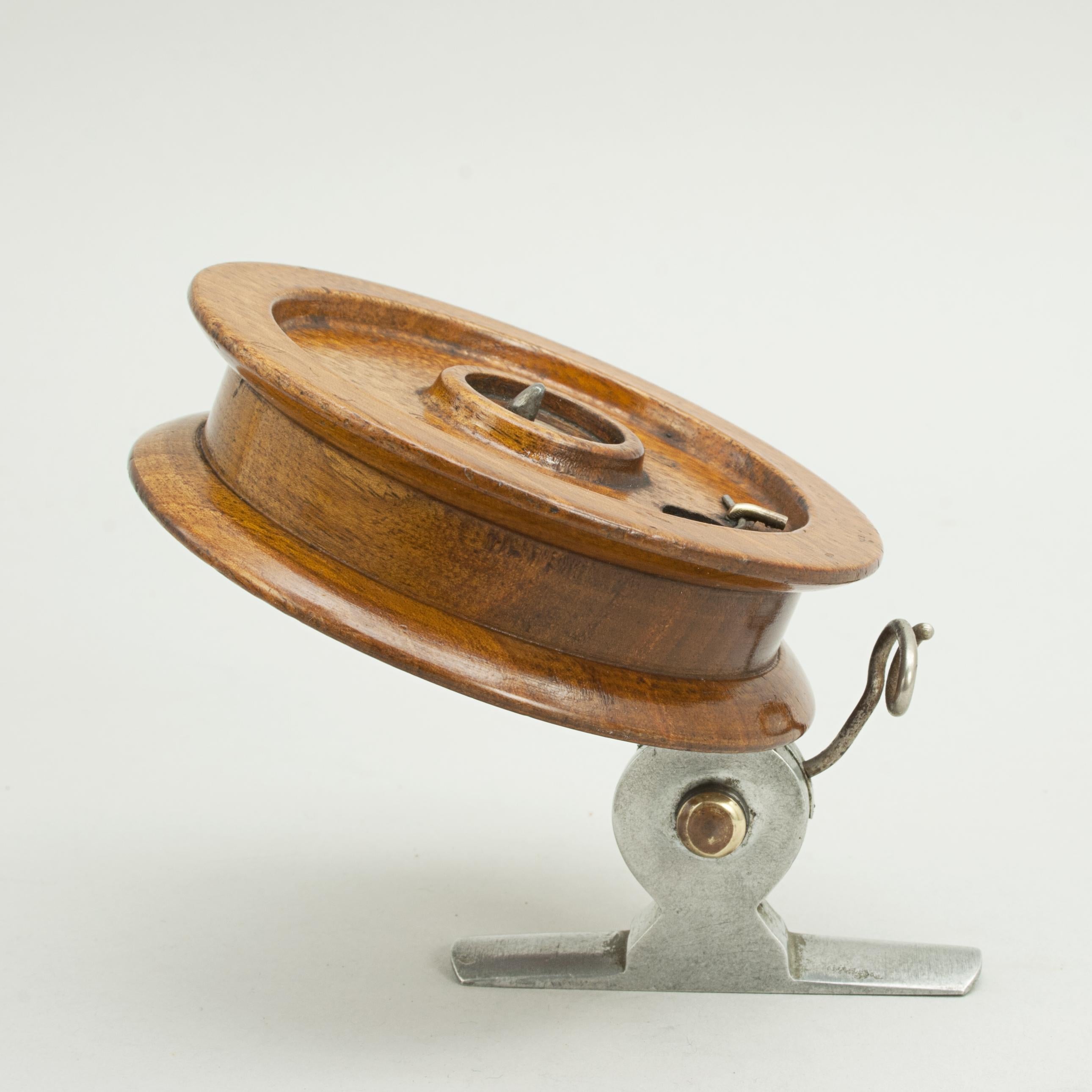 English Brownie Fishing Reel by Millward, 1921 Patent