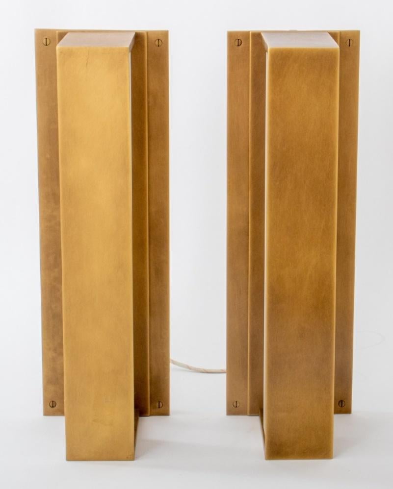 Jonathan Browning for Restoration Hardware pair of Art Deco style 