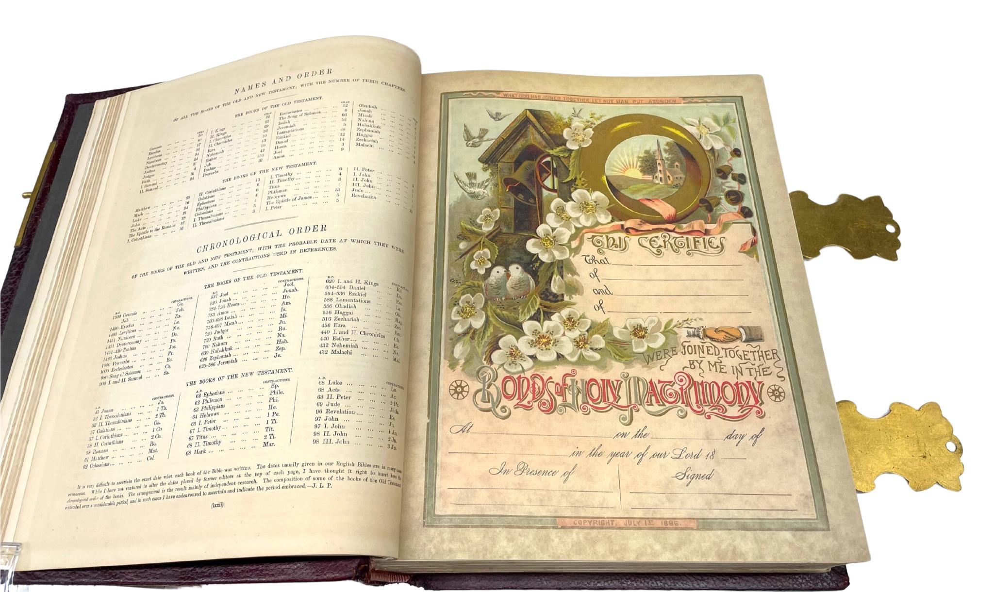 La Biblia Familiar Autointerpretativa de Brown, por el Revdo. John Brown, Ilustrado, 1880 en venta 4