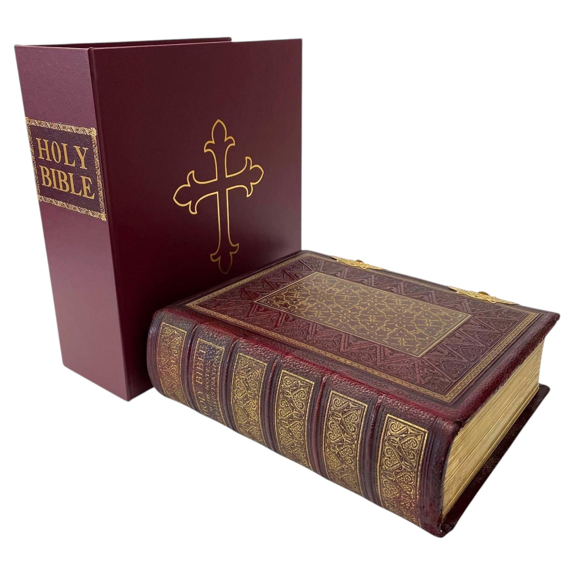 Brown's Self-Interpreting Family Bible (La Bibbia familiare auto-interpretante di Brown) del Rev. John Brown, illustrato, 1880