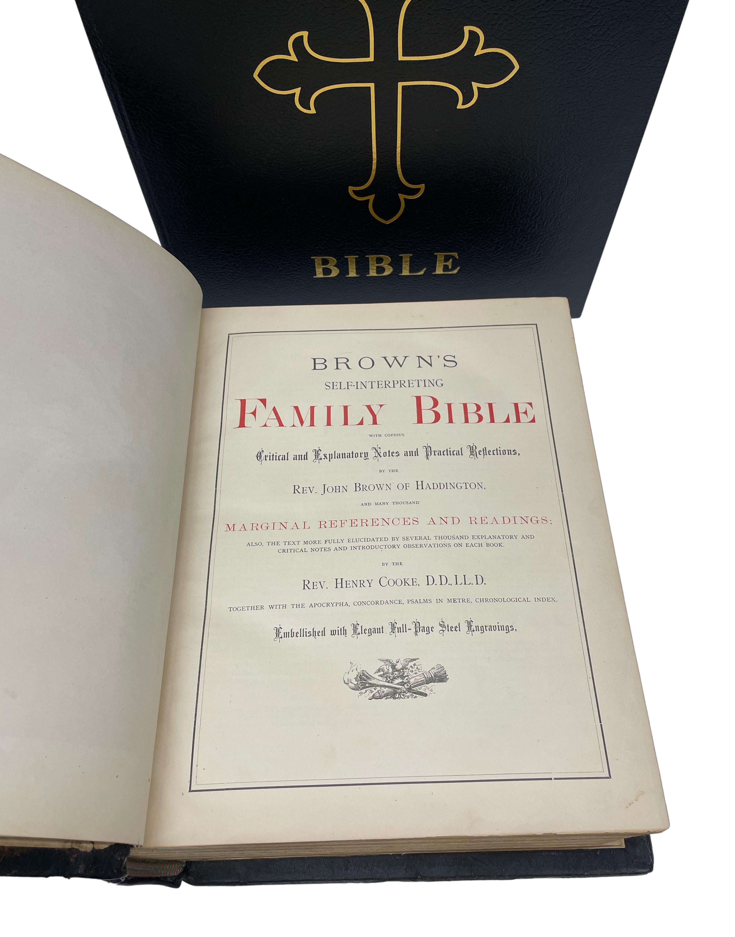 rev john brown family bible