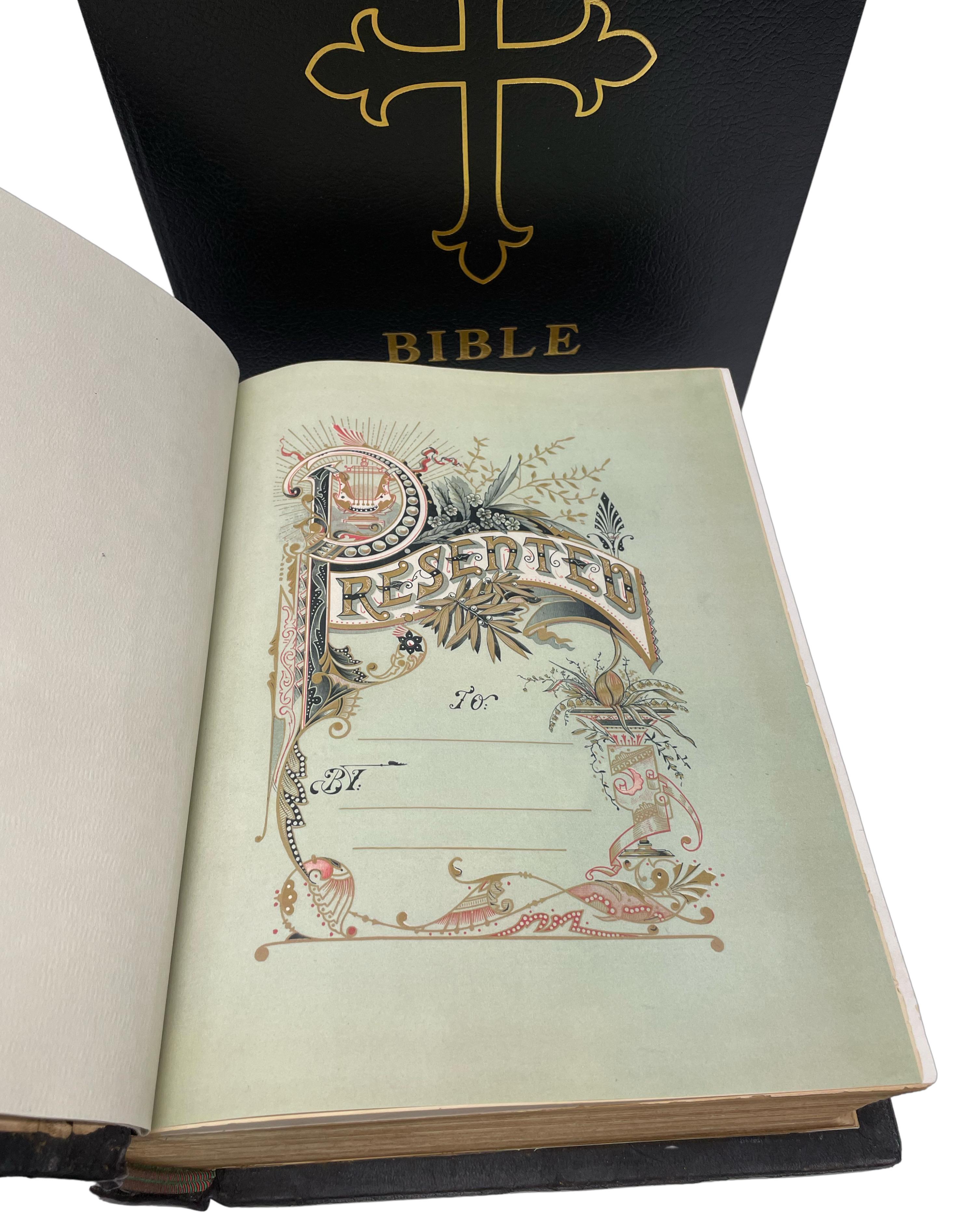 Brown’s Self-Interpreting Family Bible by the Rev. John Brown, Illustrated, 1890 In Good Condition In Colorado Springs, CO