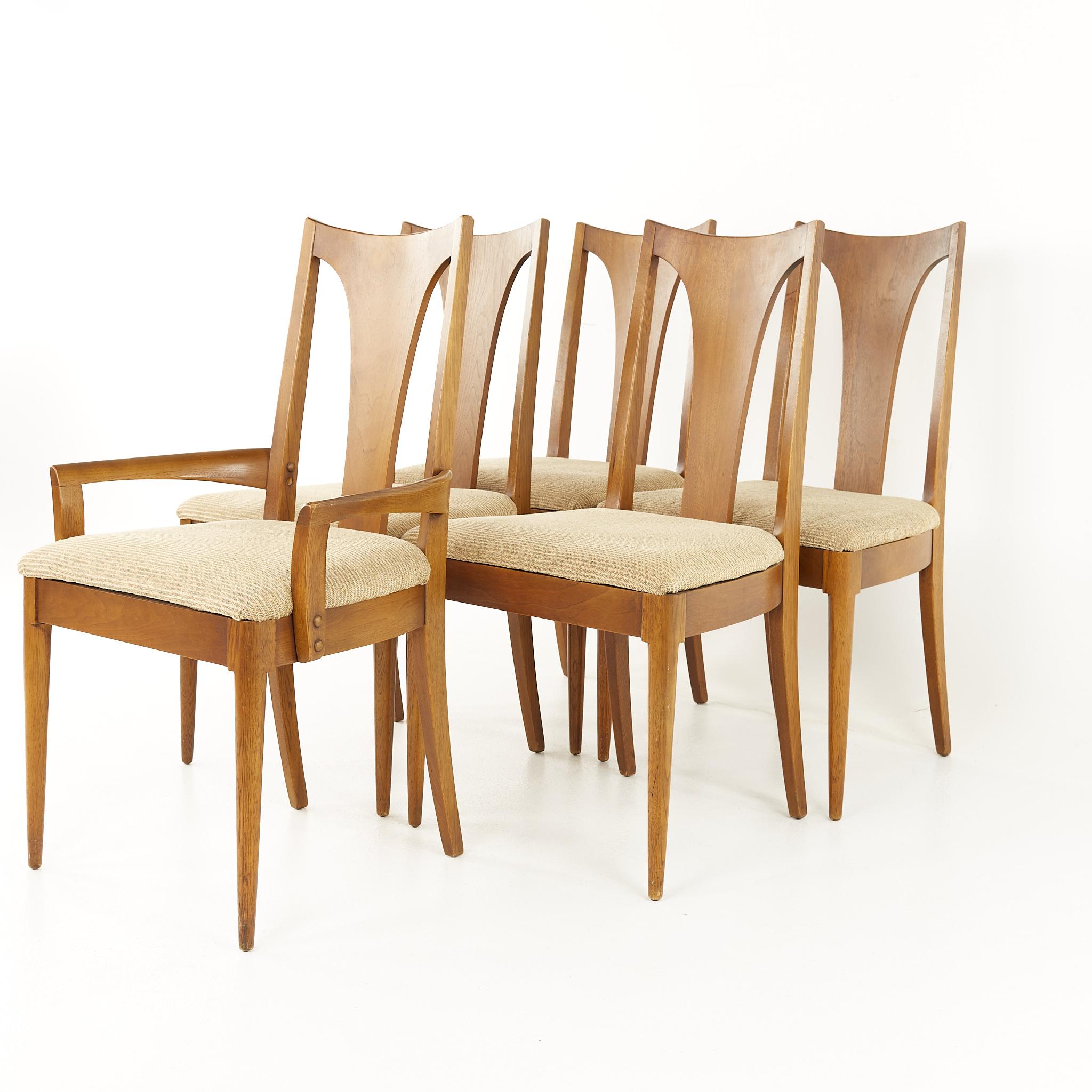 Mid-Century Modern Broyhill Basilia II Mid Century Dining Chairs, Set of 5