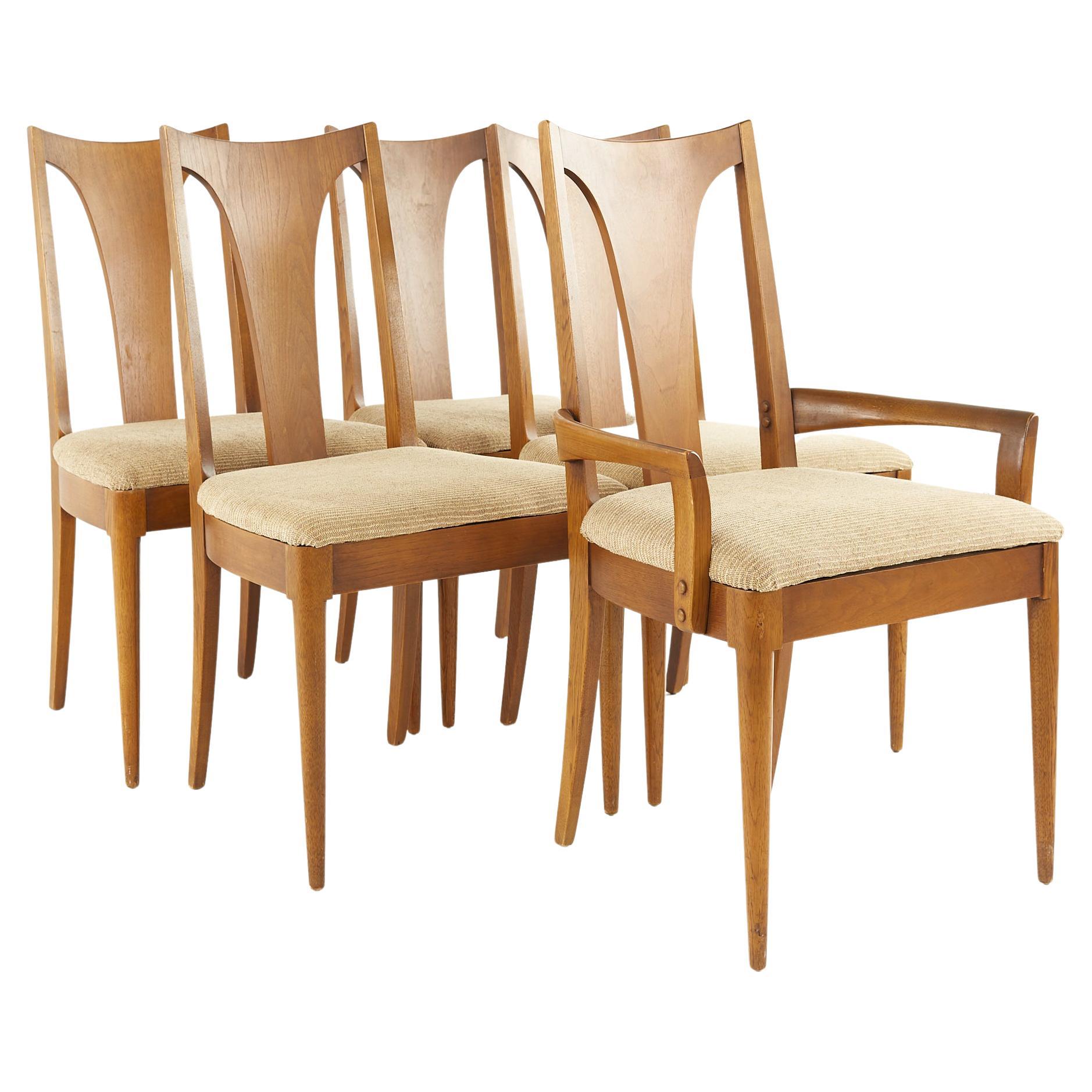 Broyhill Basilia II Mid Century Dining Chairs, Set of 5