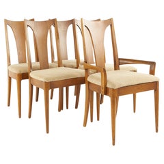 Vintage Broyhill Basilia II Mid Century Dining Chairs, Set of 5
