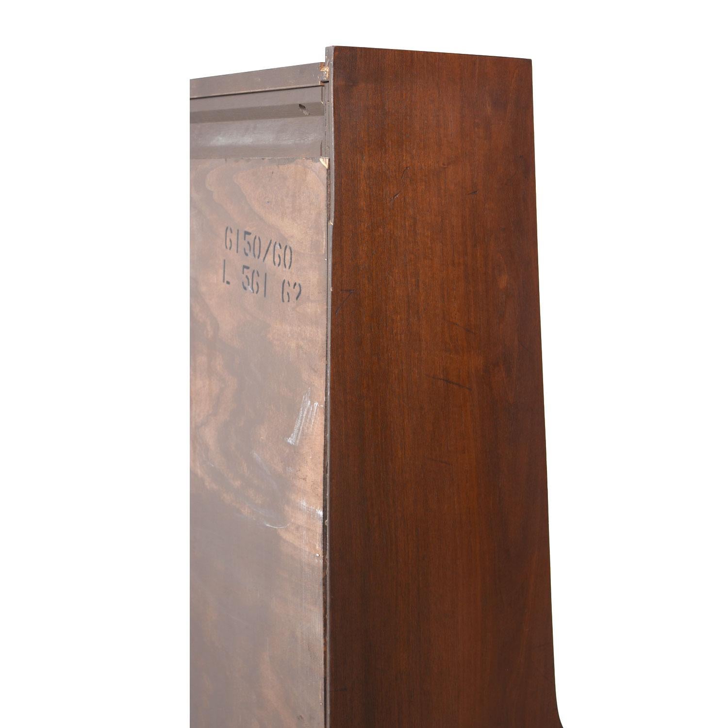 American Broyhill Brasilia 6150-60 Modular Bookcase Cabinet on Hairpin Legs