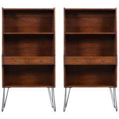 Broyhill Brasilia 6150-60 Modular Bookcase Cabinet on Hairpin Legs