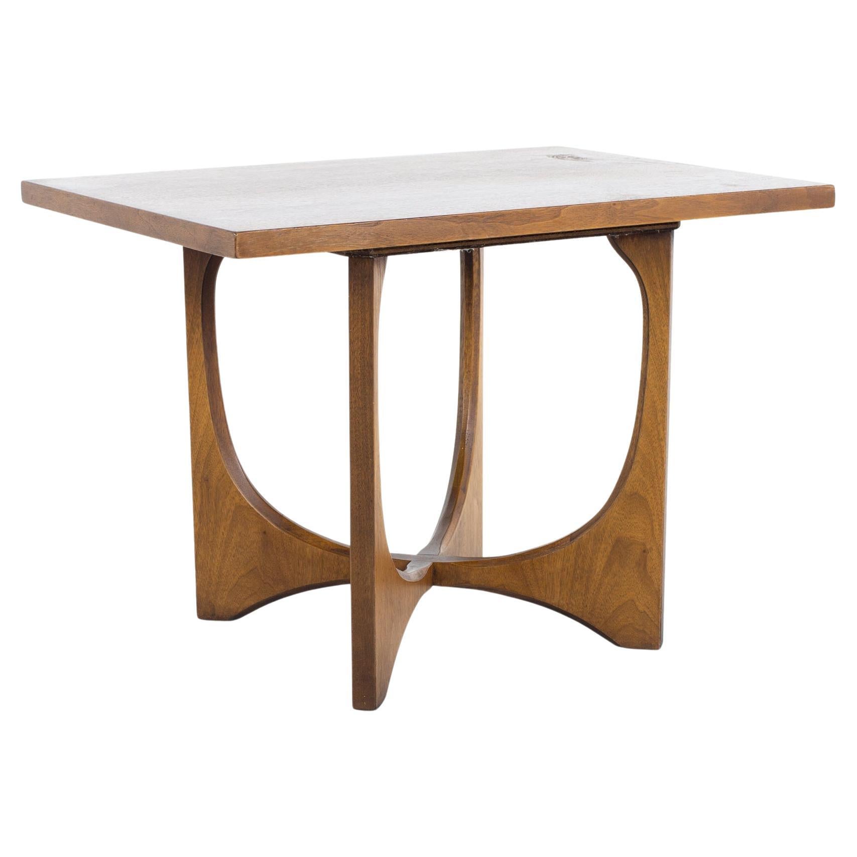 1960s Broyhill Brasilia Lacquered White Wood Side or End or Coffee