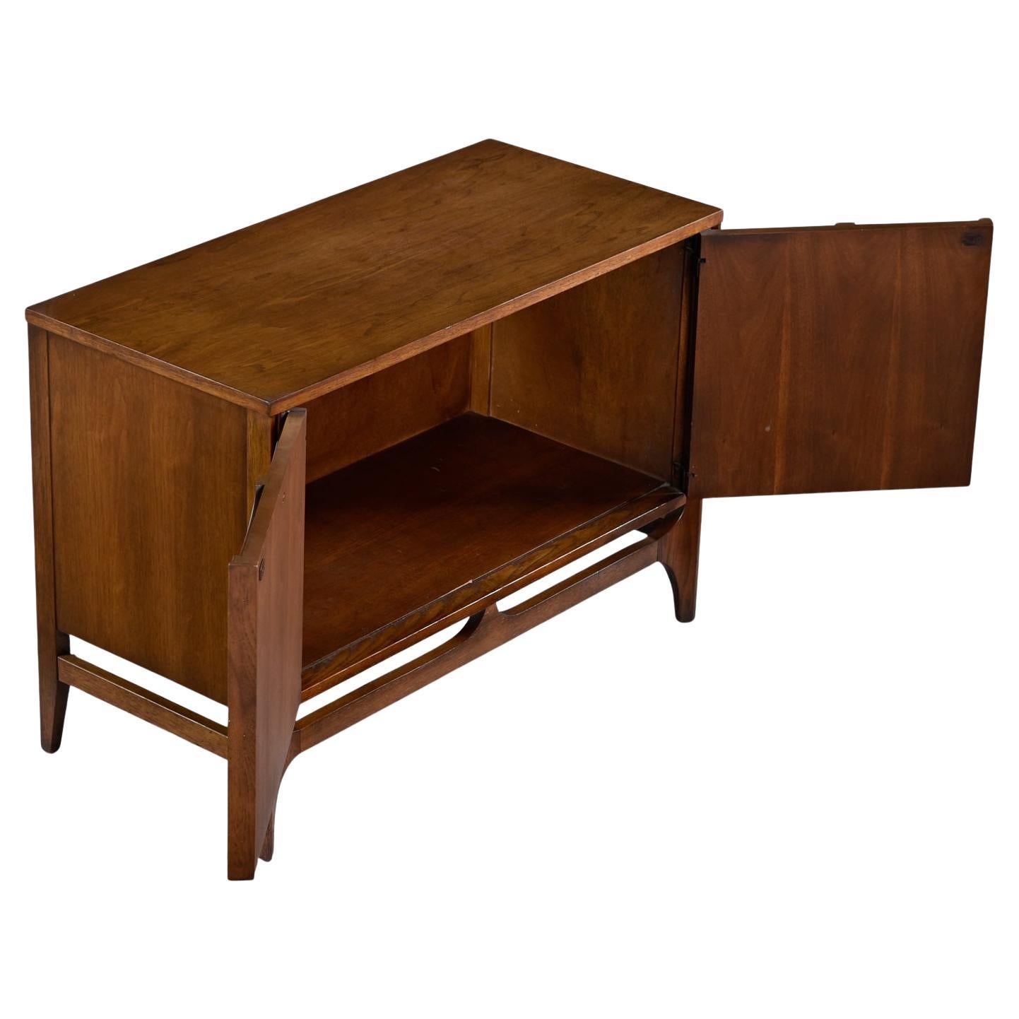This Brasilia Credenza was delicately restored to preserve the original patina. The Brasilia line has elevated to a high-end status that has made these pieces very sought after and subsequently harder to find. We love this line and have never seen