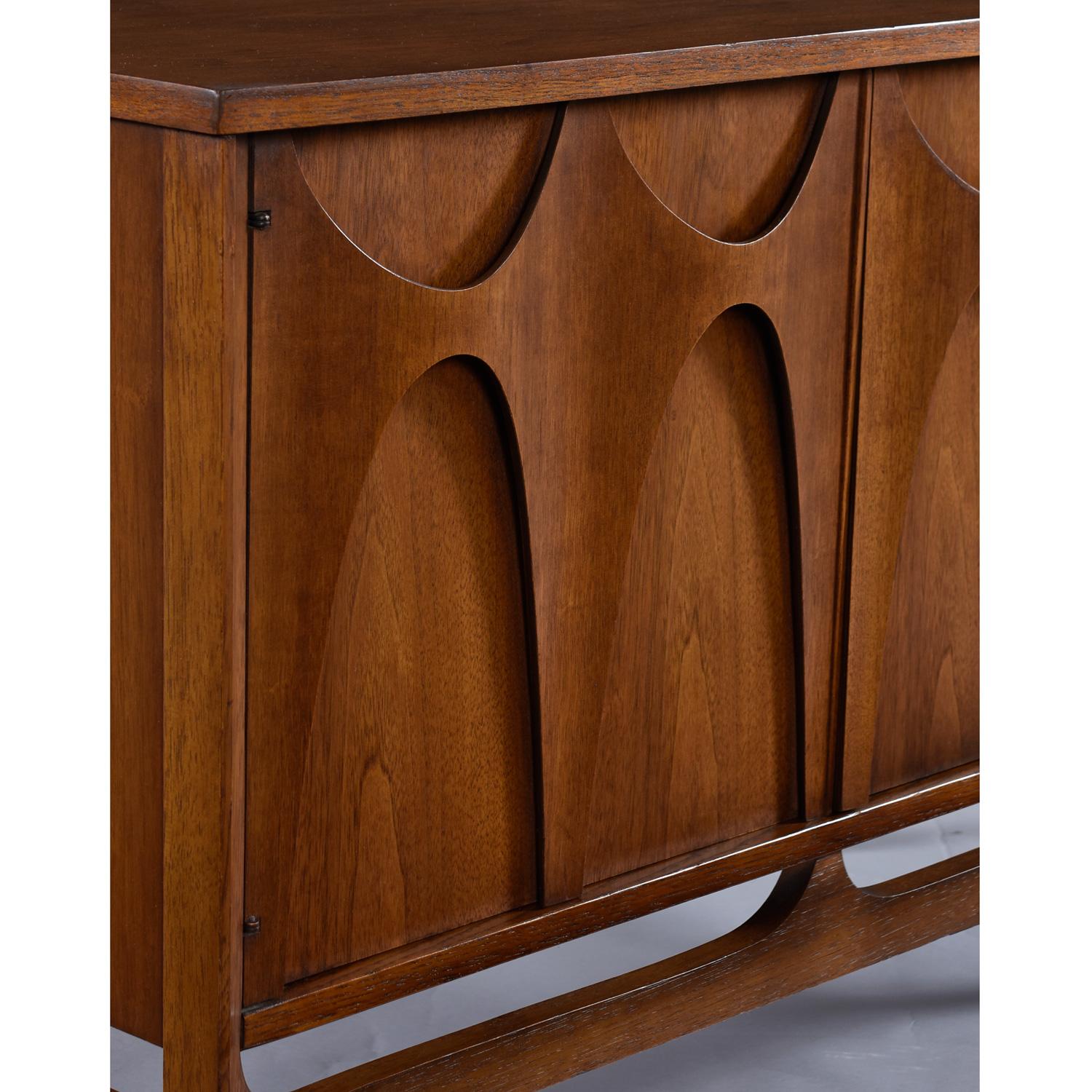 Carved Broyhill Brasilia Credenza Cabinet