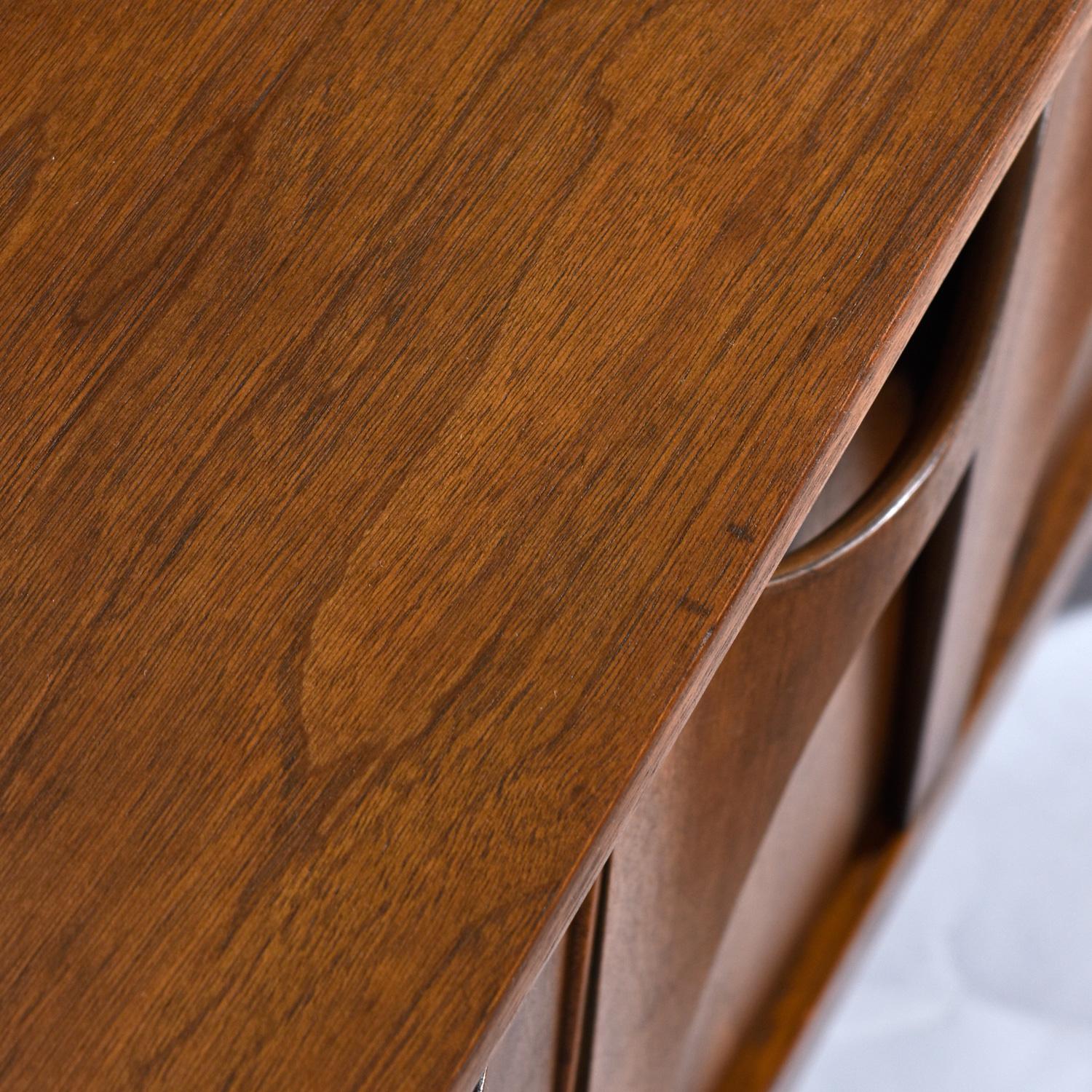 Walnut Broyhill Brasilia Credenza Cabinet